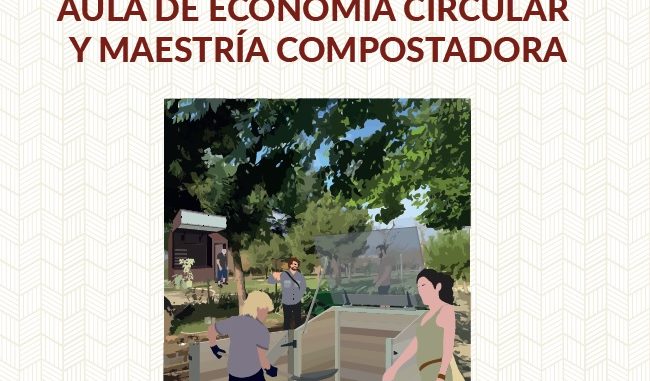 Cartel formación economía circular y maestría compostadora Dehesa de la Villa